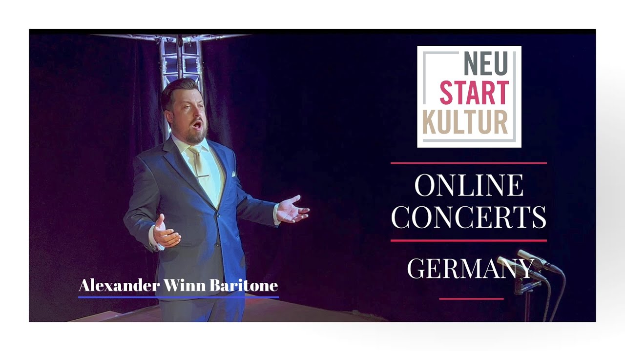 German Concert von Neustart Kultur mit Alexander Winn Bariton