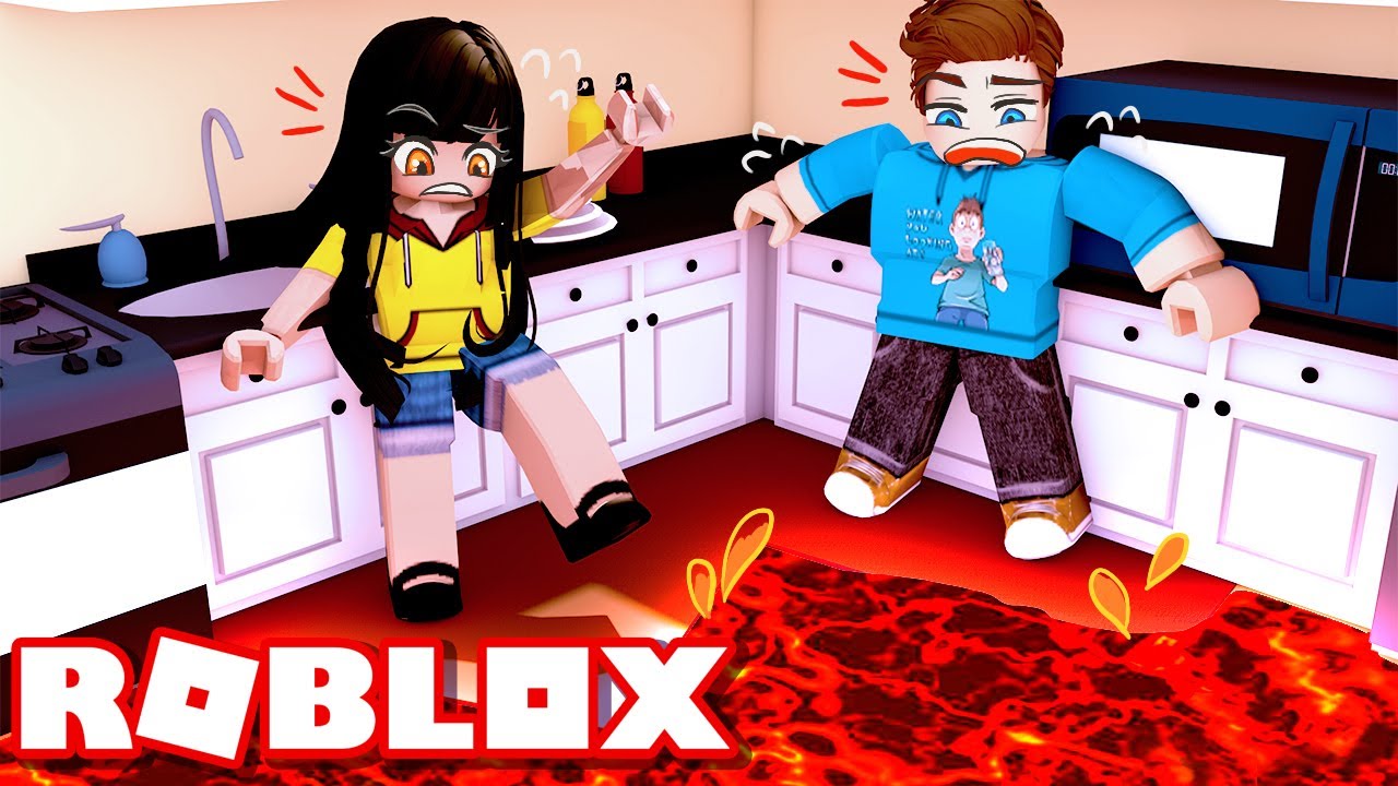 The Floor Is Lava While We Are Cooking Pizza Roblox Youtube - roblox the floor is lava obby invidious