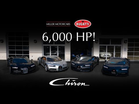 Four Bugatti Chirons! 6,000 HP!