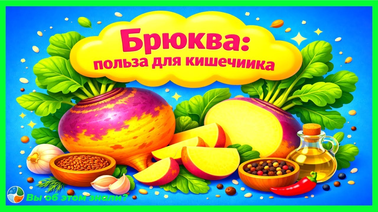 Брюква: польза для кишечника, секрет Витамина С и кому она строго противопоказана