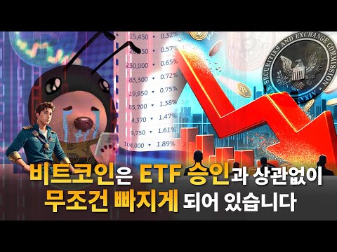 비트코인이 현물 ETF 승인과 상관없이 빠지는 이유