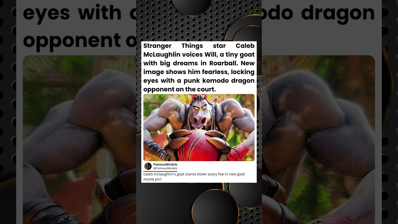 Козел Калеба Маклафлина смотрит в глаза страшному врагу на новом фото из фильма про козла 