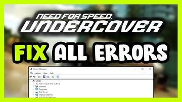 FIX Need for Speed: Undercover Crashing, Freezing, Not Launching, Stuck & Black Screen