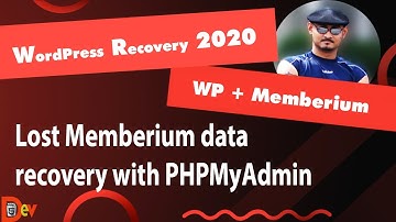 HOW TO RECOVER MEMBERIUM DATA IN WORDPRESS USING PHPMYADMIN DURING A MIGRATION [2020]