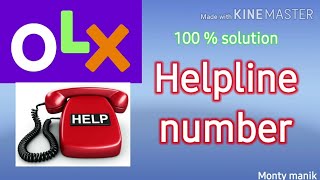 Olx helpline number with 100% solution of unbanned account direct company number