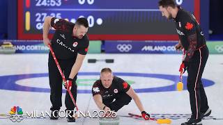 Canada men's curling opens with extra ends win vs. Germany | Winter Olympics 2026 | NBC Sports