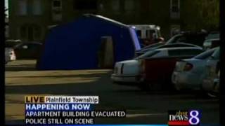 Two apartments evacuated in meth bust