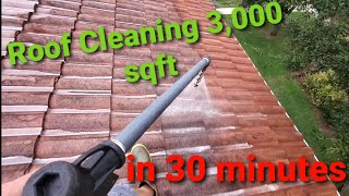 Roof cleaning Step by step how to