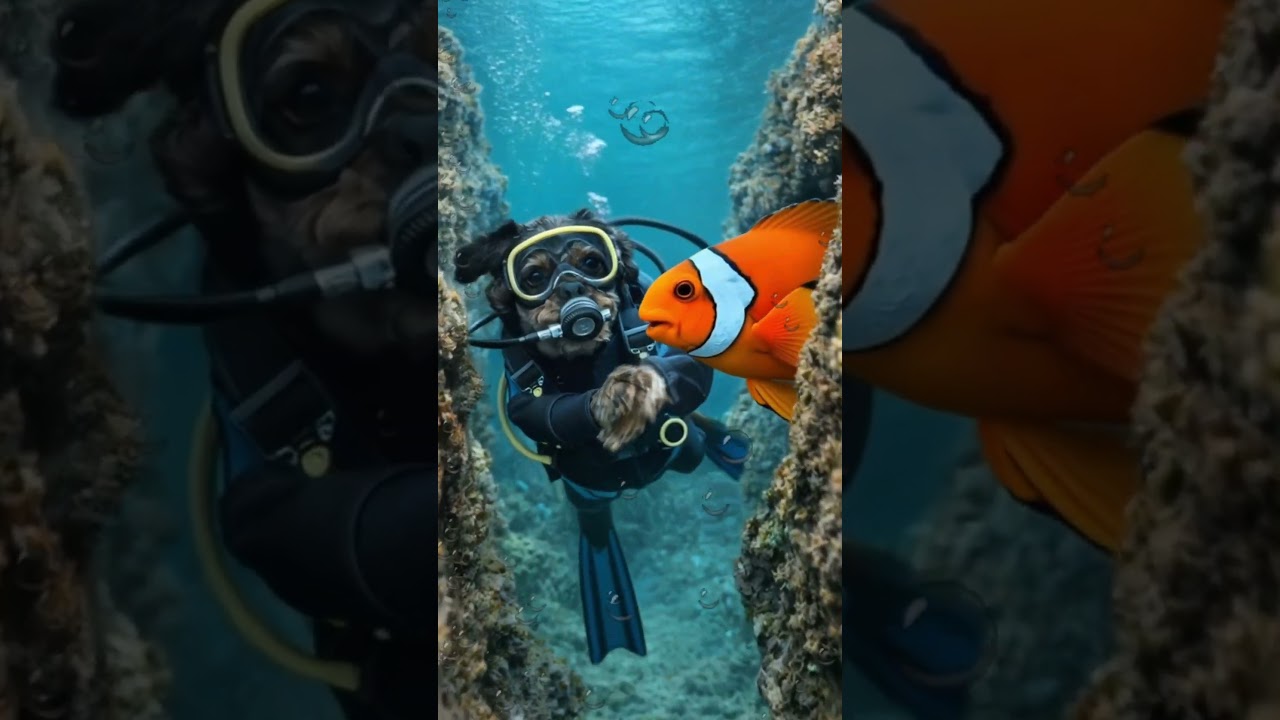 In the reef...  KI-Animation  