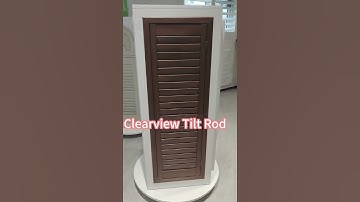 Contrasting effects of different types of Louvered tilt rod