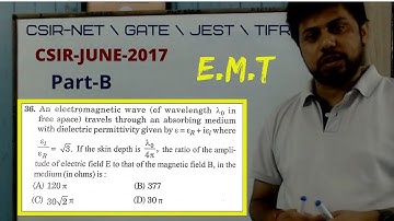2017 June CSIR-NET | Part-B | E.M.T | Q.NO 36 | POTENTIAL G