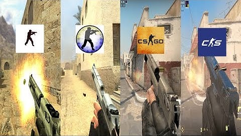 CS1.6 vs CSS vs CS:GO vs CS2 | (Deagle/Nighthawk)