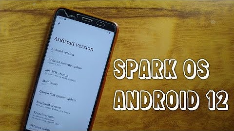 Spark Os Android 12 Asus Max Pro M1