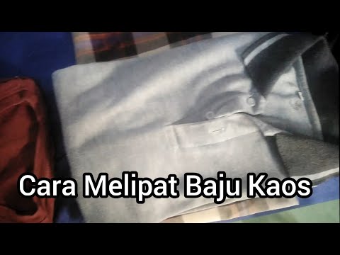 Cara Melipat Baju Kaos dan Polo