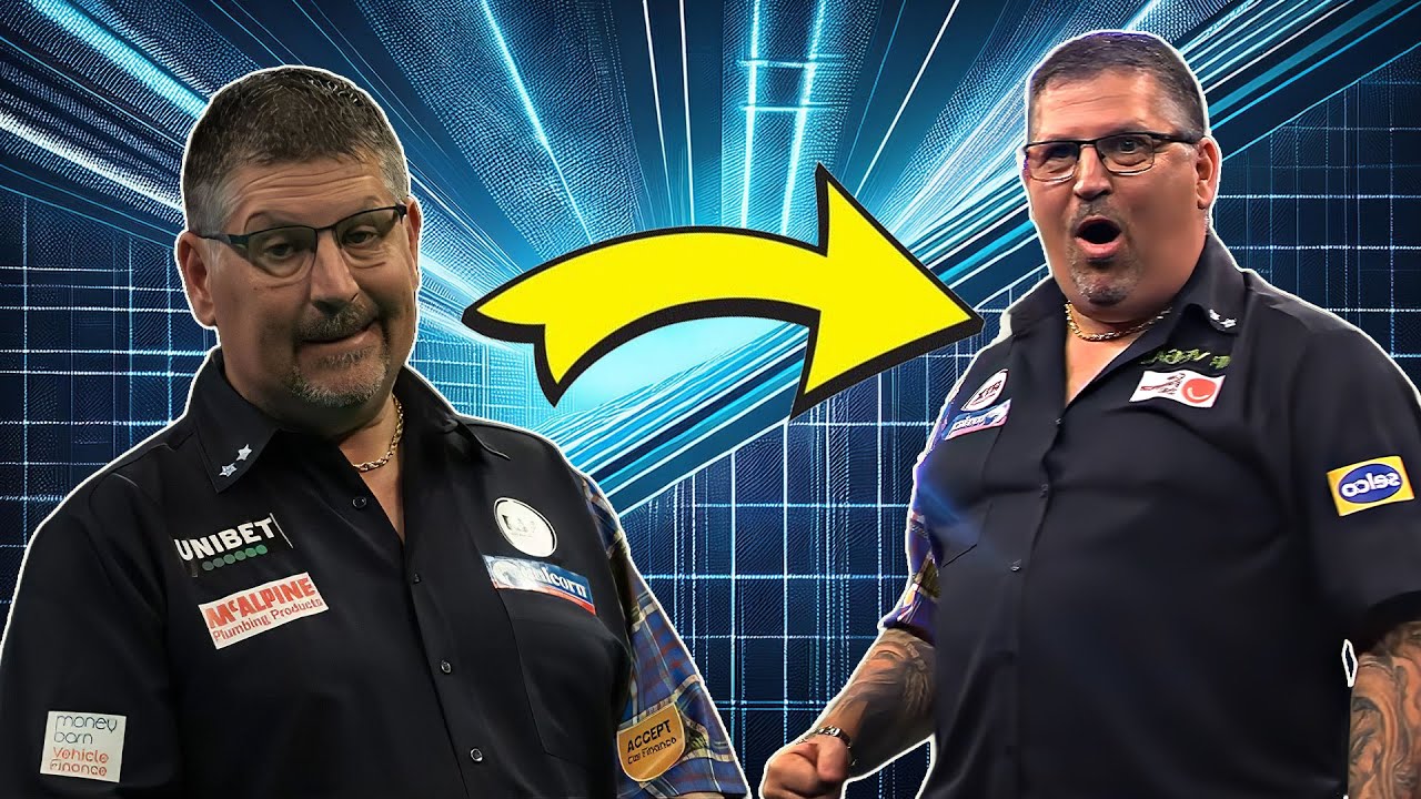 GARY ANDERSON CHECKOUTS but his celebration gets increasingly bigger