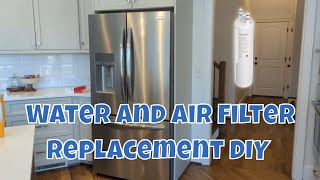 Frigidaire Gallery Fridge: How to Change Water Filter and Air Filter | Easy DIY Guide