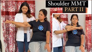 Shoulder abduction | horizontal abduction-adduction mmt | manual muscle testing | physiotherapyPART2