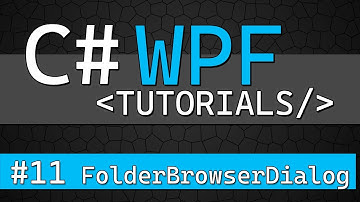 C# WPF Tutorial #11 - FolderBrowserDialog - How to use Winforms In WPF!
