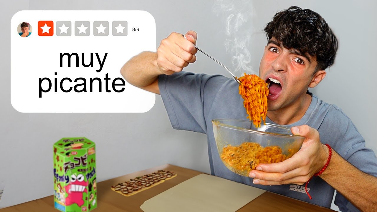 PROBANDO COMIDA RARA *acabo en el baño*