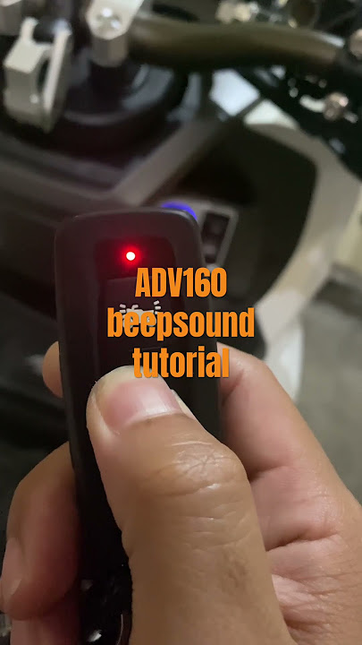 Adv160 Beep sound tutorial #adv260beepsound #adv160
