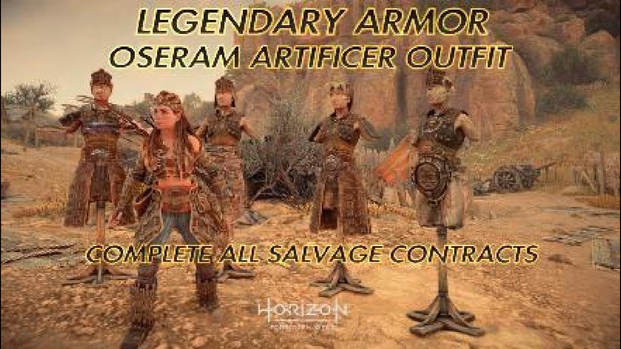 Legendary Armor, Get the Oseram Artficer Outfit, Horizon Forbidden West.