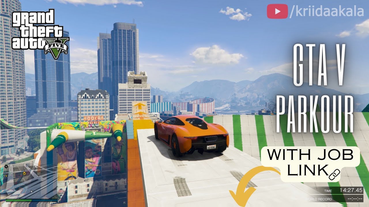 Gta5 Challenging Parkour 6 90km Long Only 50 People Can Complete This 
