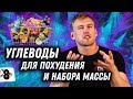 УГЛЕВОДЫ. МИФЫ. ЛУЧШИЕ ВИДЫ. Масса и сушка.