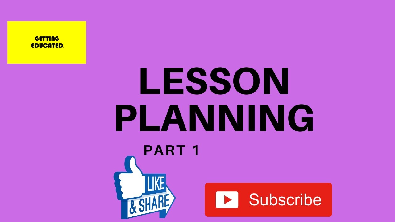 Lesson Plan - YouTube