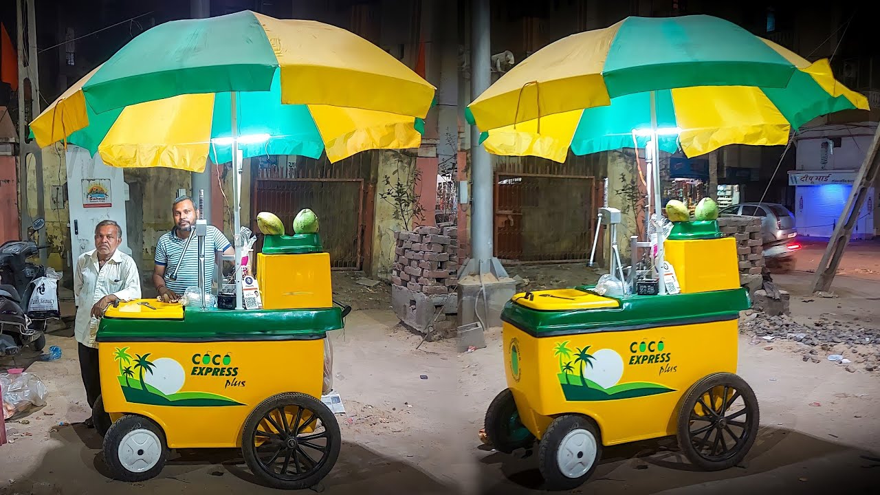 Dahod's First Hygienic Coconut Water Machine Amazing Chilled Water