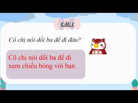 Tuần 6 - Tập đọc 4 - Chị em tôi