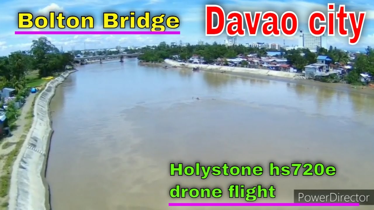 VIEW from Above of BOLTON BRIDGE// DAVAO RIVER//DAVAO CITY ph YouTube