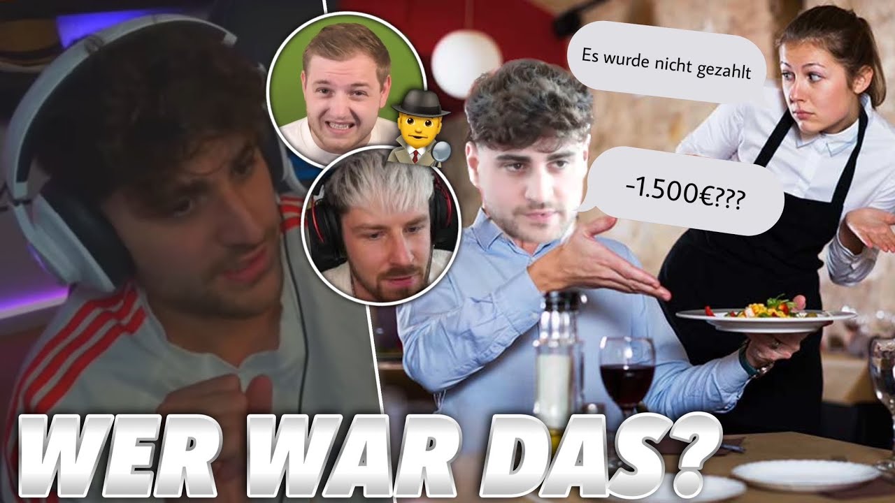 Trymacs, Rewi und Eli auf den Spuren von der unbezahlten Rechnung im Restaurant! 🤔 | EliasN97 Clips