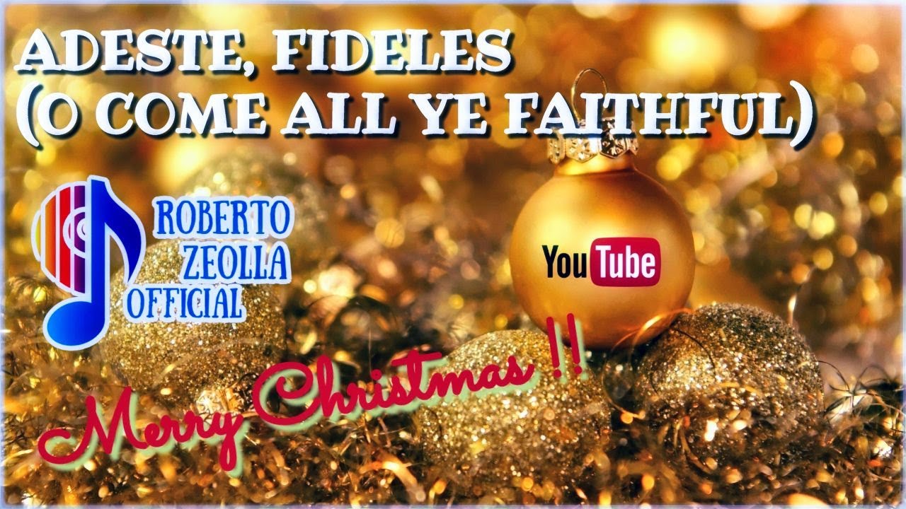 Watch #1116 ADESTE, FIDELES (O Come All Ye Faithful) - Yamaha GENOS @RobertoZeollaOfficial on YouTube Watch #1116 ADESTE, FIDELES (O Come All Ye Faithful) - Yamaha GENOS @RobertoZeollaOfficial on YouTube