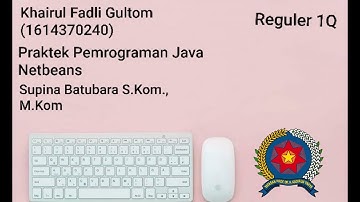 Tutorial Pembuatan Aplikasi Input Data 2 Menggunakan Java NetBeans dan MySql