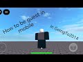 How to play as guest in goingto2014 but in mobile #roblox #goingto2014 