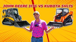 'Skid Steer Showdown: John Deere 317G vs. Kubota SVL 75!' + Lifting Demo