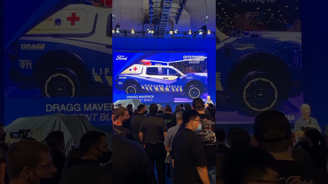 At SEMA Show 2021 for the Ford Design Awards!