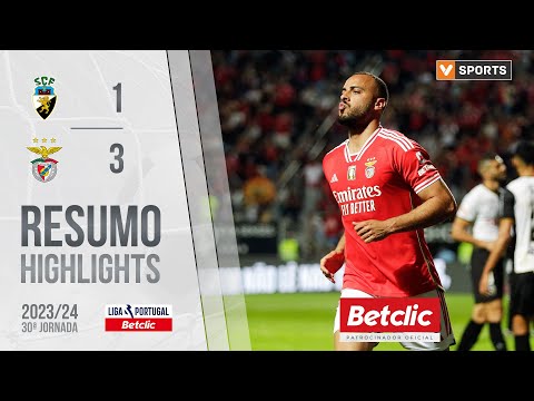 Resumo: Farense 1-3 Benfica (Liga 23/24 #30)