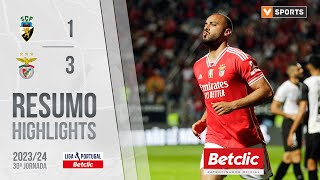 Resumo: Farense 1-3 Benfica (Liga 23/24 #30)