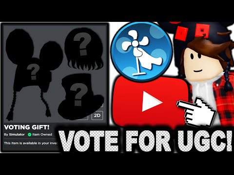 VOTE FOR YOUR FAVOURITE YOUTUBER TO WIN A FREE UGC PRIZE! (ROBLOX Solarpunk Simulator Event)