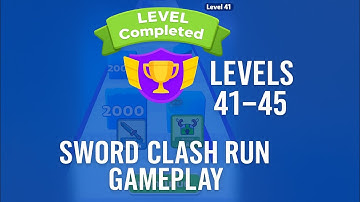 Sword Clash Run - All Levels Gameplay Pop Pi (Levels 41-45)