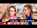 Caity Lotz & Emily Bett Rickards Talk "Arrow" Relationships and Humor