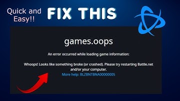 How to Fix "Error code: BLZBNTBNA00000005" on Battle.net | 2025.