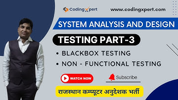 Testing Part-3 Blackbox and Non - Functional Testing by Er. Manmohan Sir