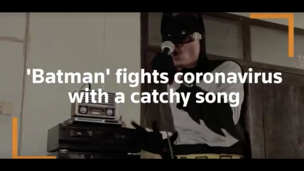 'Batman' fights coronavirus with a catchy song.