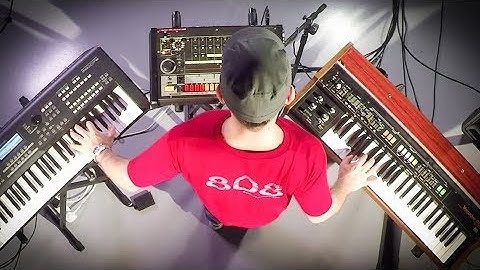 Playing $15,000 Worth Of Vintage Synths & Drum Machines