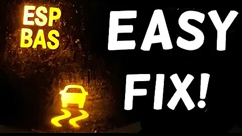 How to Reset ESP BAS Warning Light On or Flashing | ESP BAS Light On