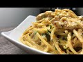 Alfredo Chicken Spaghetti Recipe | Homemade Italian Recipe | Restaurant Style