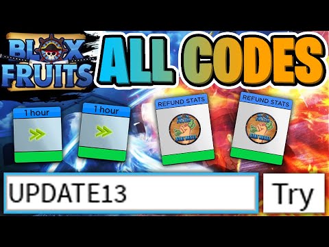 All 10 Blox Fruits Codes *UPDATE 13* Roblox (2020 December) 