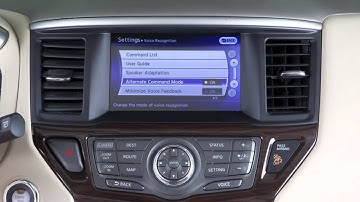 2013 NISSAN Pathfinder - Alternate Command Mode (One Step Calling) (if so equipped)